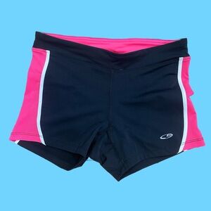 Champion Women's Athletic Shorts - Black and Pink